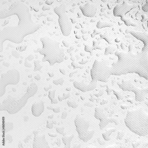 water drops on white background