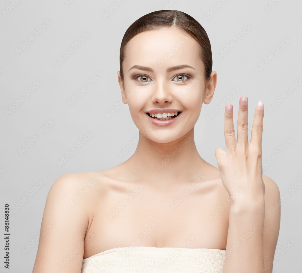 Beautiful Woman with Clean Fresh Skin Beautiful Woman with Clean Fresh Skin
