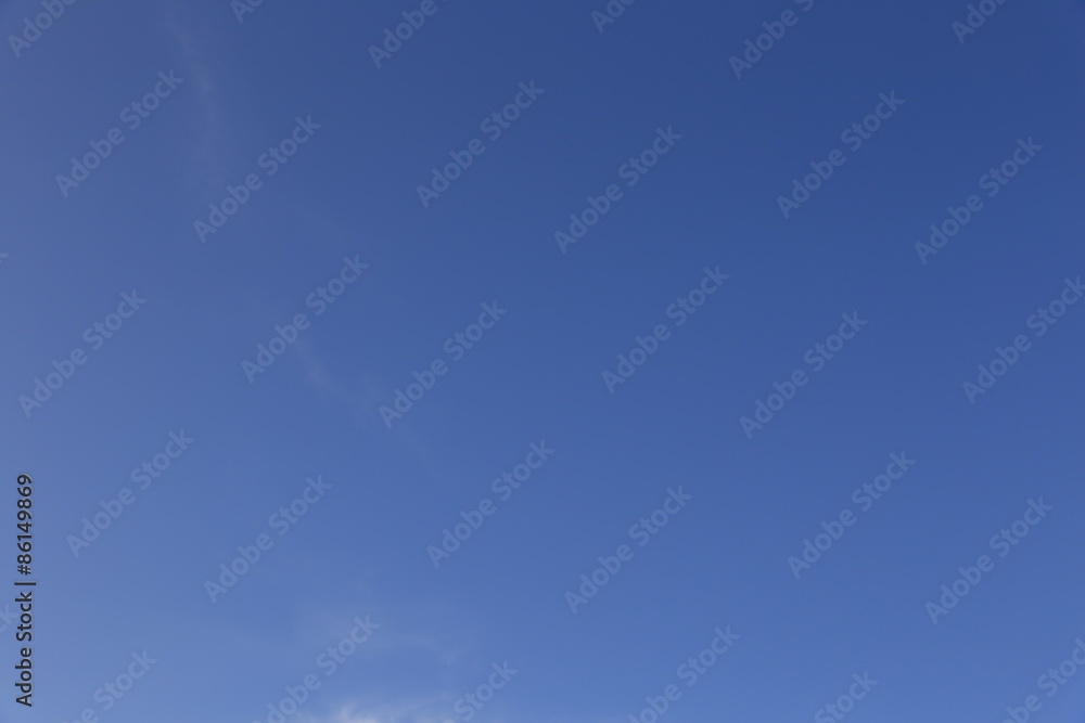 Obraz premium Real blue sky only no cloud(No adjustment) 