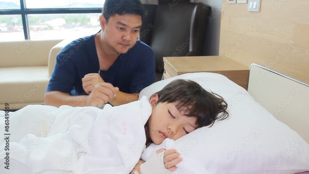 take care little sick girl in the hospital
take care little sick girl in the hospital