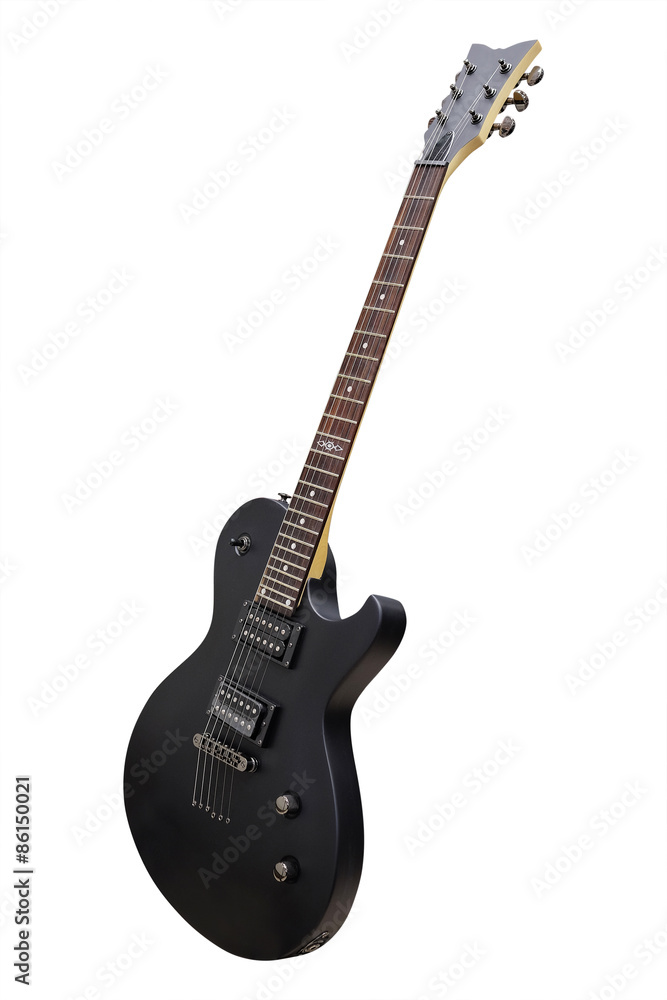 Fototapeta premium Guitar isolated under the white background