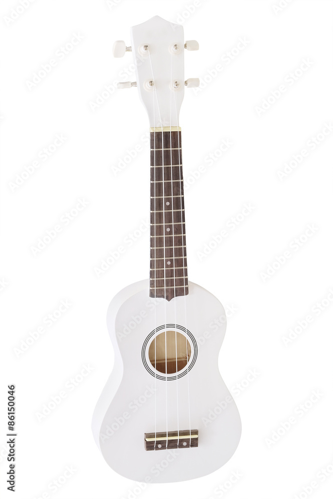 Fototapeta Guitar isolated under the white background