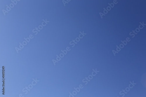 Real blue sky only no cloud(No adjustment)