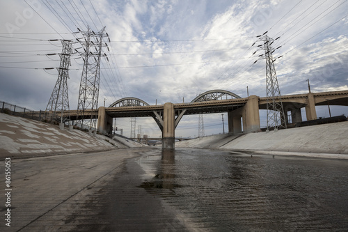 The Los Angeles River and 6...