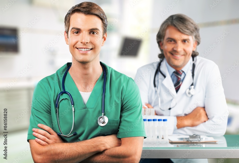 Fototapeta premium Nurse, Doctor, Medical Occupation.