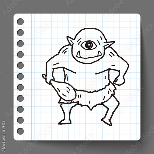 giant ogre doodle