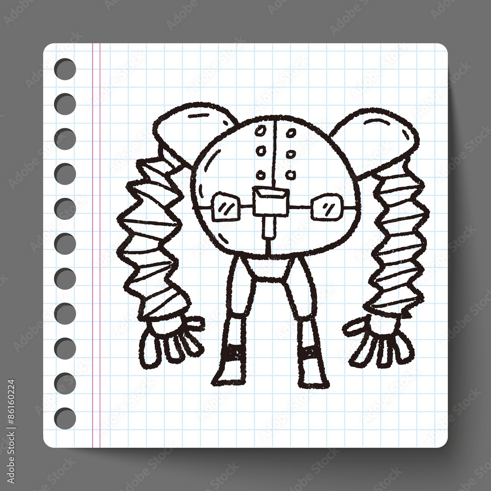 robot doodle robot doodle