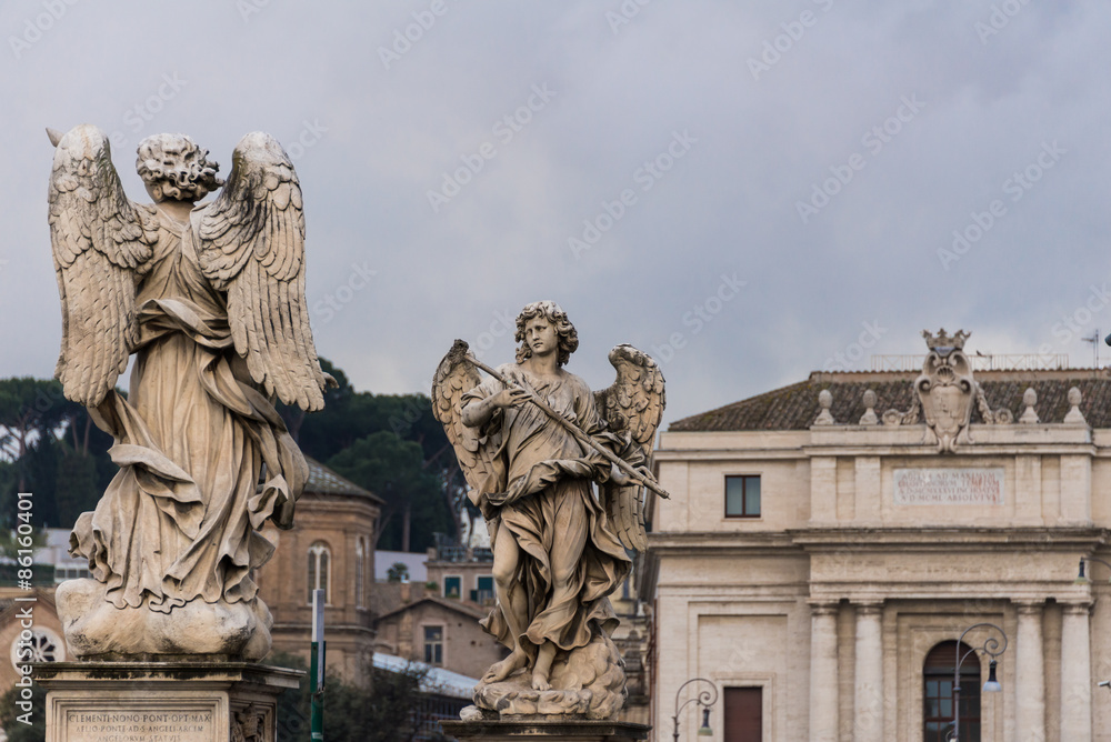 Statues on Ponte Sant'Angelo