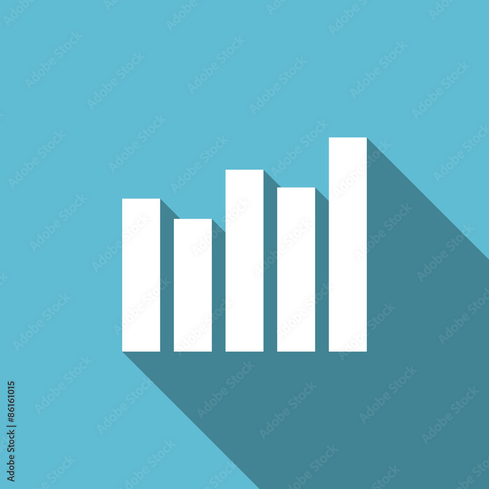 graph flat icon bar graph sign graph flat icon bar graph sign