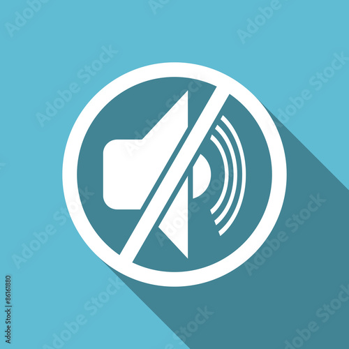mute flat icon silence sign Free Download mute flat icon silence sign - GFXLoad