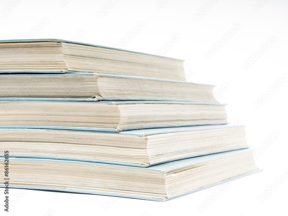 Stack of old books. Stack of old books.