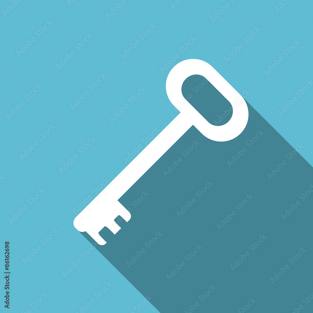 key flat icon secure symbol key flat icon secure symbol