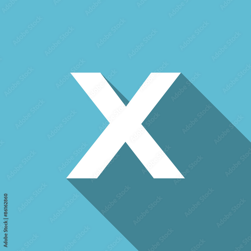 Obraz premium cancel flat icon