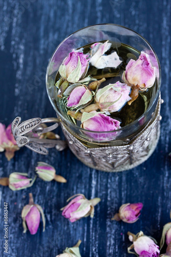 pink rose buds