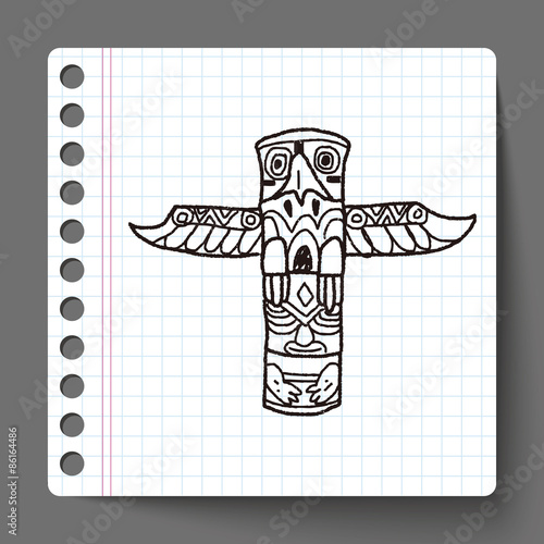 Totem Pole doodle