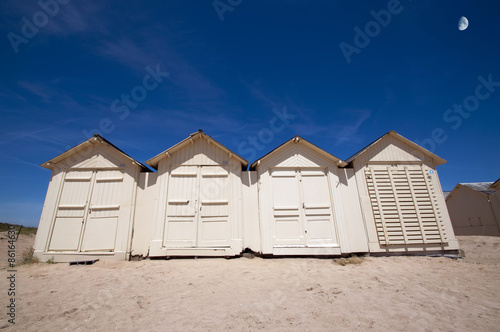 Cabines de plage - Ouistreham © Olivier Rault