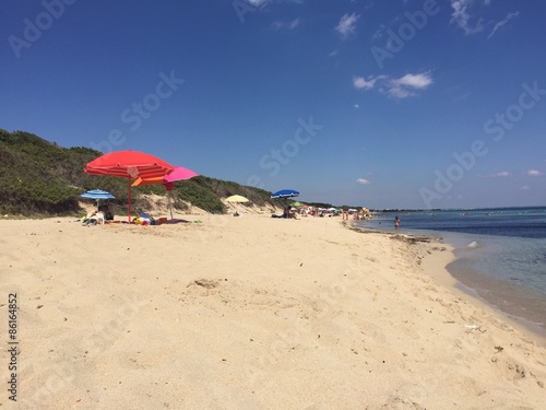 La spiaggia di porto Cesareo, Salento - Puglia photo