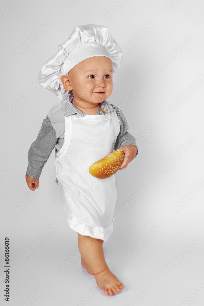 Smiling little chef Smiling little chef