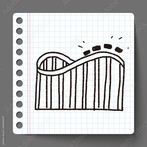Roller coaster doodle