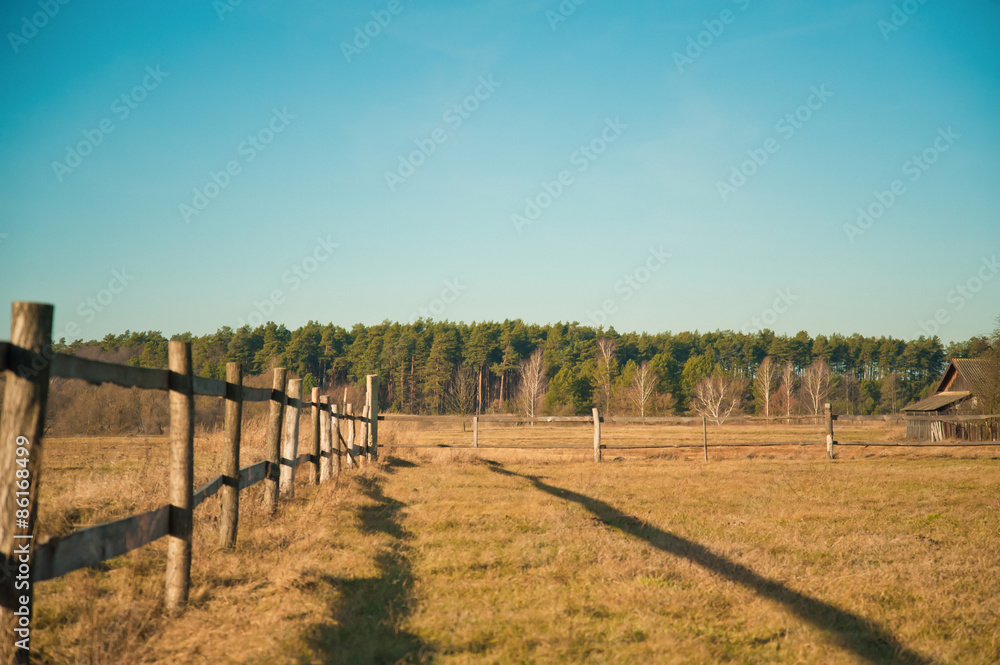 village fence