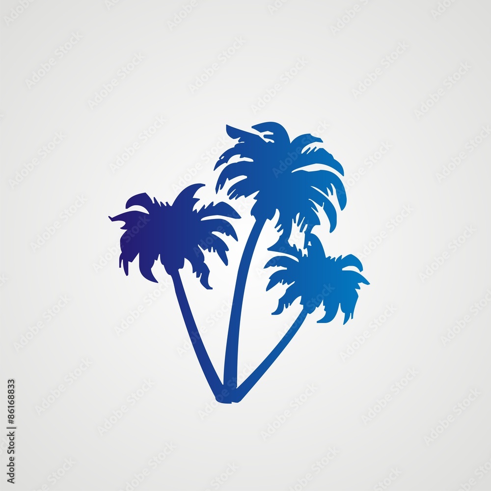 Obraz premium tree blue