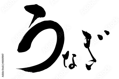 筆文字 うなぎ