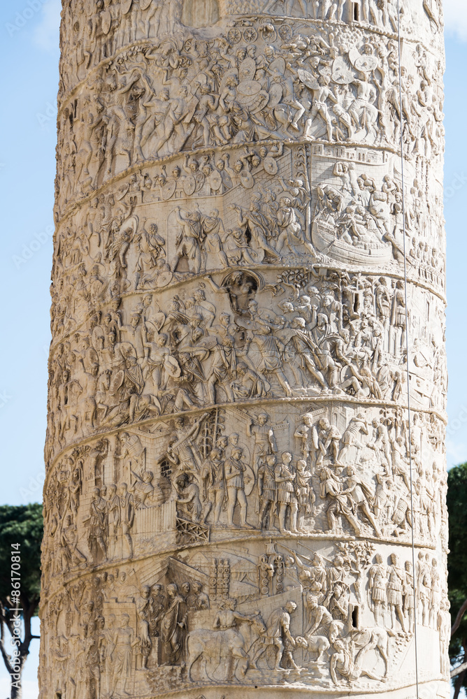  Trajan's Column closeup