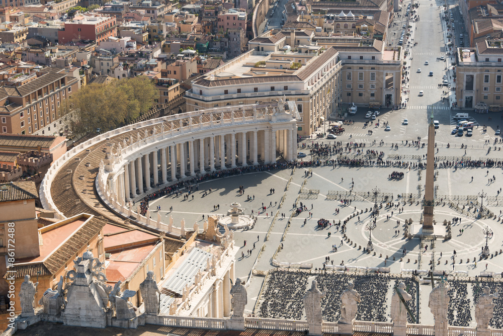 St. Peter's Square view from above