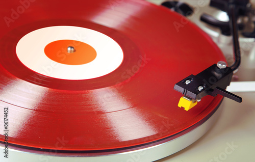 Analog Stereo Turntable Vinyl Record Player