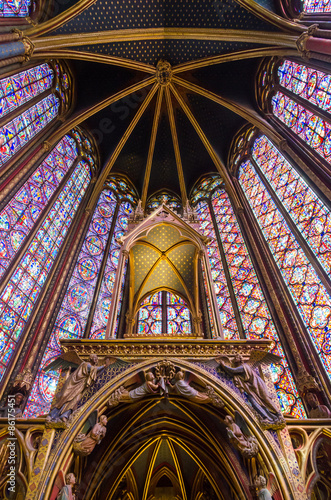 Interior of the Sainte Chapelle