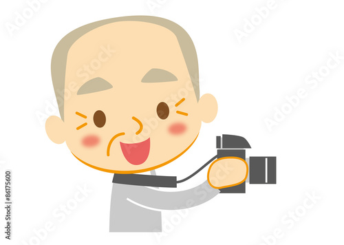 カメラとお爺ちゃん