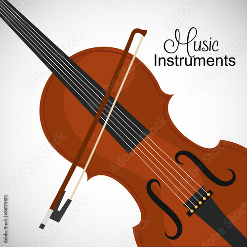 Music instruments design.