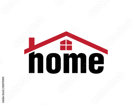 creative word logo home