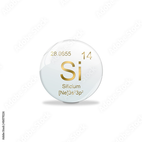 Periodensystem Kugel - Silicium
