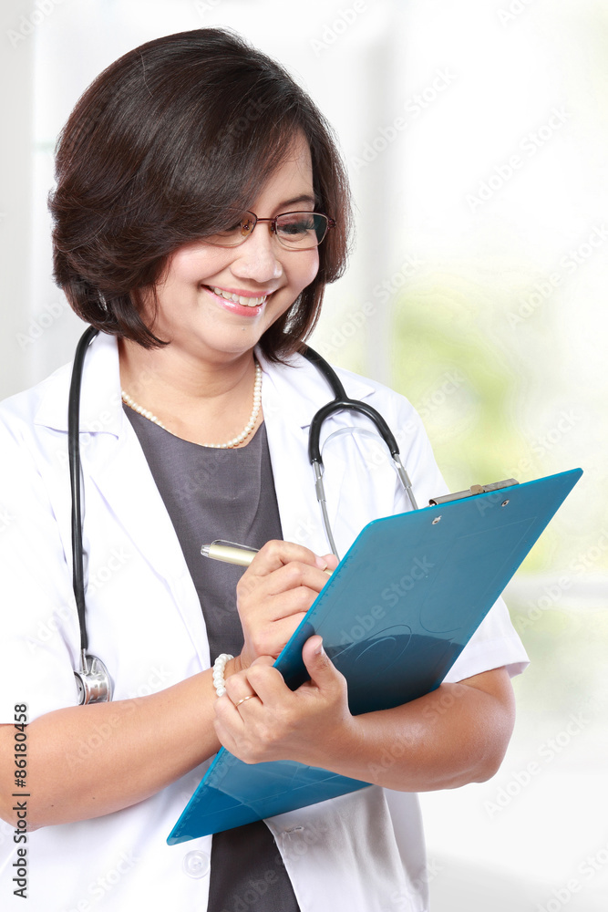 Medical doctor woman in the office Medical doctor woman in the office