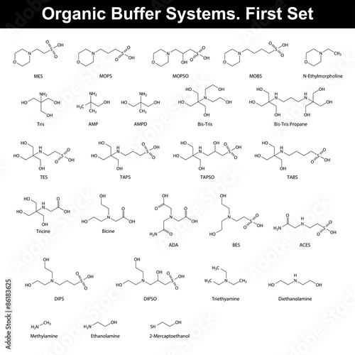 Organic buffer agents