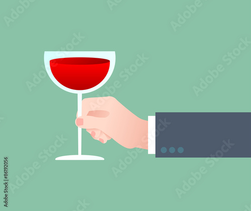 mano, bicchiere, vino, braccio,albergo, ostello