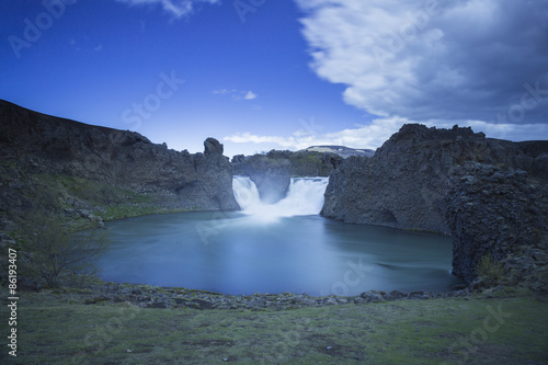Hjalparfoss waterfall