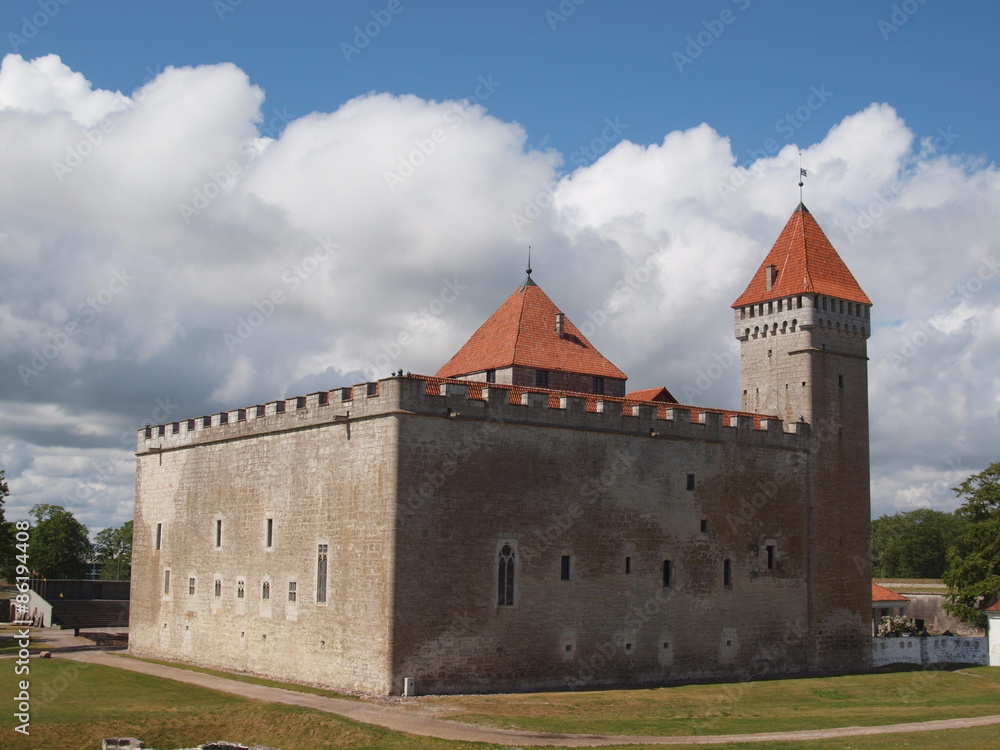 Bischofsburg in Kuressaare auf der Insel Saaremaa in Estland