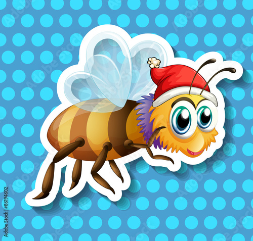 Bee flying