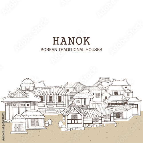 Korean traditional houses E