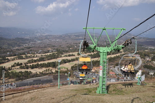 大室山 山 リフト