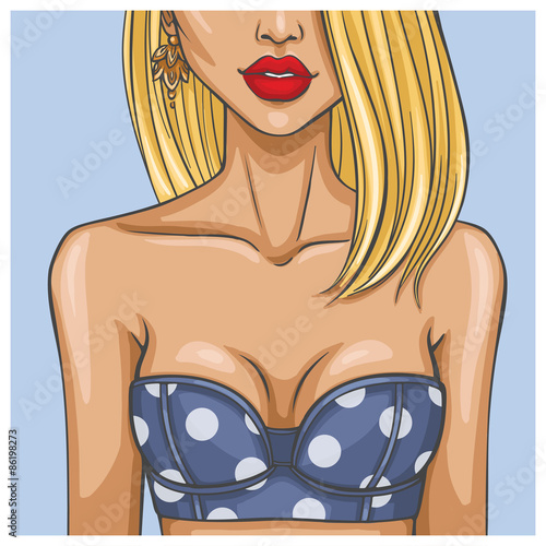 Sexy retro girl