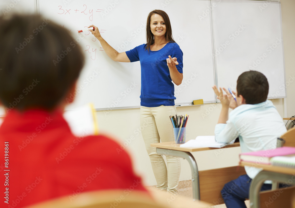 Obraz premium Who want to answer? Maybe you?