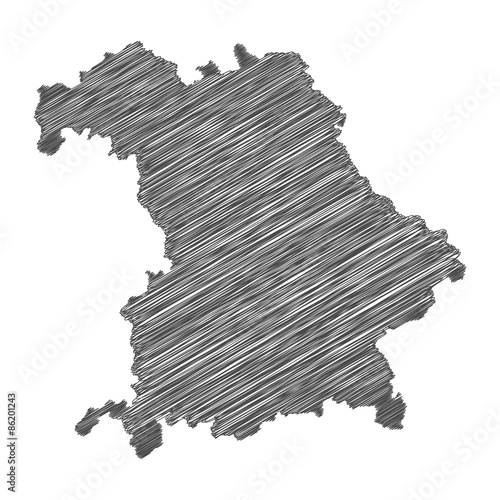 Bundesland Bayern | Scribble