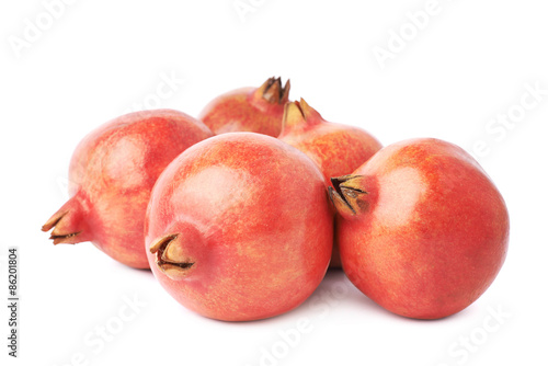 Pile of multiple pomegranate fruits
