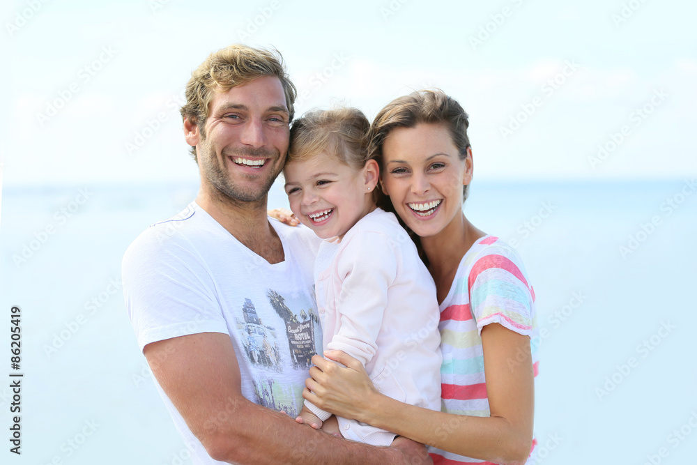 Portrait of happy family having fun together Portrait of happy family having fun together