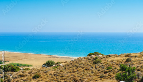 Landscape, View from Kurium, Cyprus © Julia Albul