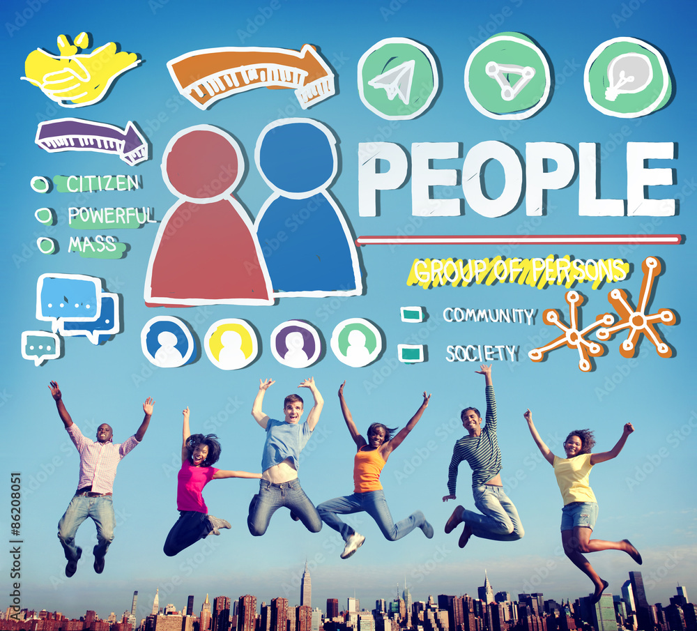 People Person Group Citizen Community Concept People Person Group Citizen Community Concept