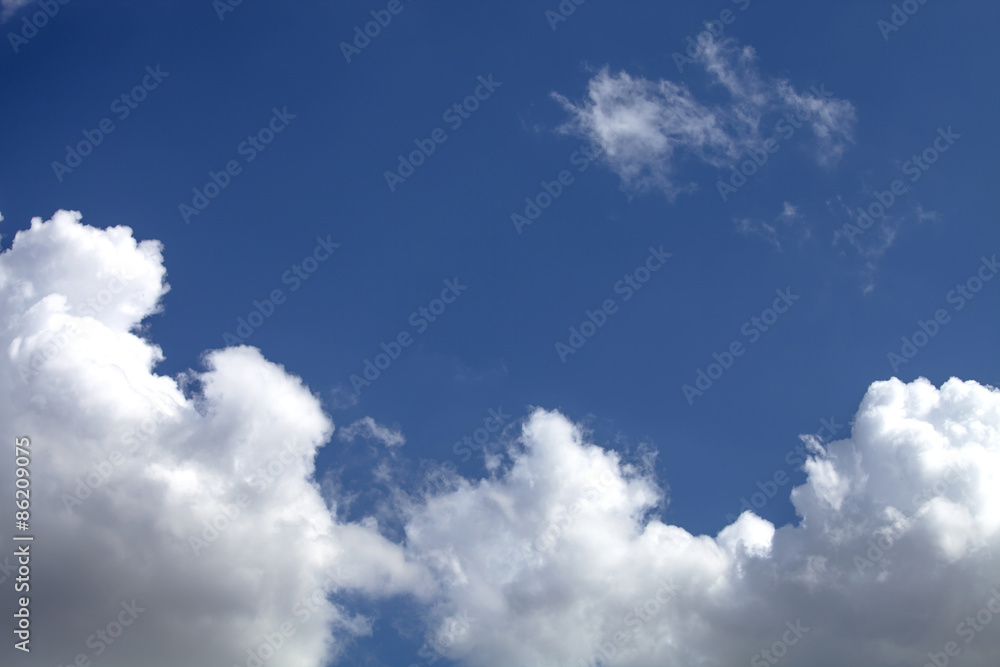 Fototapeta premium Blue sky and clouds
